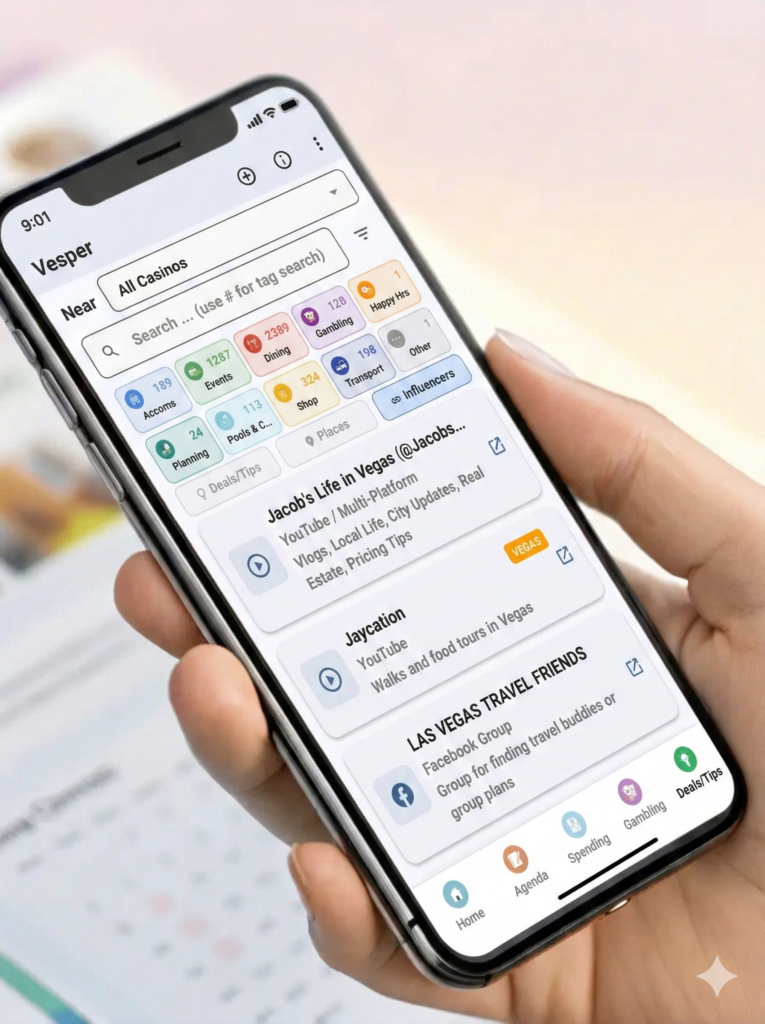 Vegas Influencers Screen