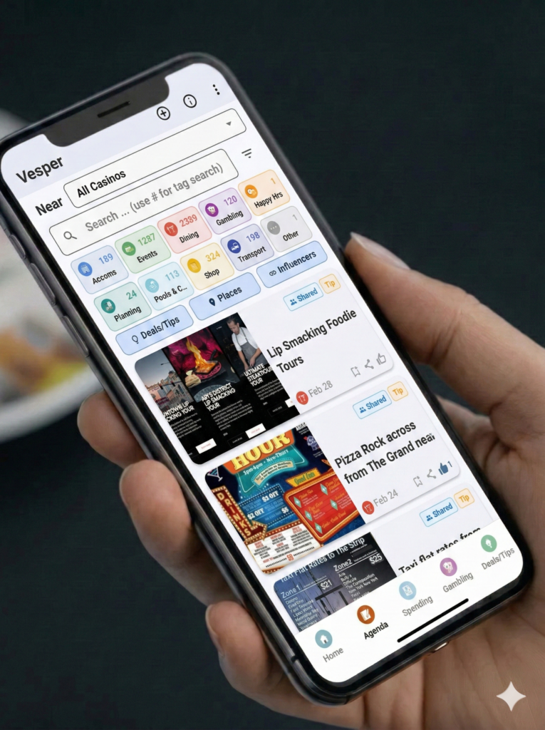 Deals and Tips Screen